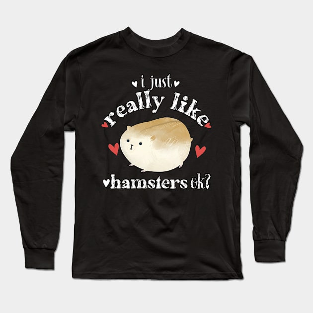 Hamster Long Sleeve T-Shirt by Carolina Cabreira